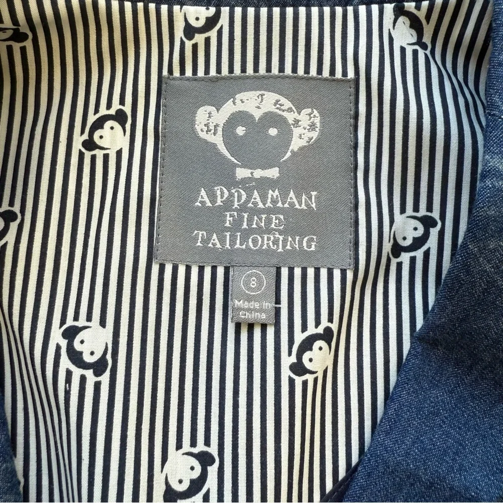 APPAMAN boys tropical sports jacket- size 8- EUC like new - Picture 5 of 6
